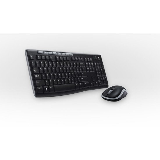 Logitech LGT-MK270 ensemble clavier et souris sans fil Noir QWERTY US Int