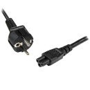 StarTech.com Câble d'Alimentation en Trèfle (PC Portable) 2 m - Schuko CEE7 vers IEC 320 C5 (Tripolaire) StarTech.com Câble d'Alimentation en Trèfle (PC Portable) 2 m - Schuko CEE7 vers IEC 320 C5 (Tripolaire)