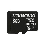 Transcend 8GB microSDHC Class 10 UHS-I mémoire flash 8 Go Classe 10 MLC Transcend 8GB microSDHC Class 10 UHS-I mémoire flash 8 Go Classe 10 MLC