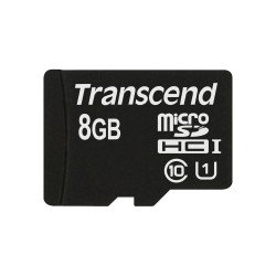 Transcend 8GB microSDHC Class 10 UHS-I mémoire flash 8 Go Classe 10 MLC