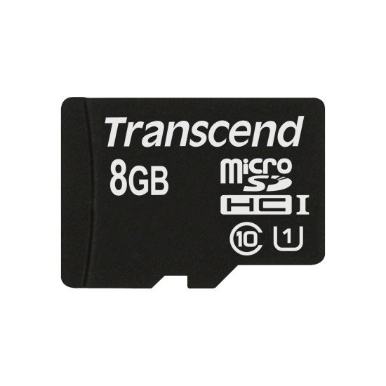 Transcend 8GB microSDHC Class 10 UHS-I mémoire flash 8 Go Classe 10 MLC