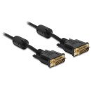 DeLOCK 83189 câble DVI 1 m DVI-D Noir