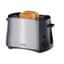 Cloer 3419 grille-pain 2 part(s) 900 W Noir, Acier inoxydable