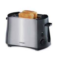 Cloer 3419 grille-pain 2 part(s) 900 W Noir, Acier inoxydable Cloer 3419 grille-pain 2 part(s) 900 W Noir, Acier inoxydable