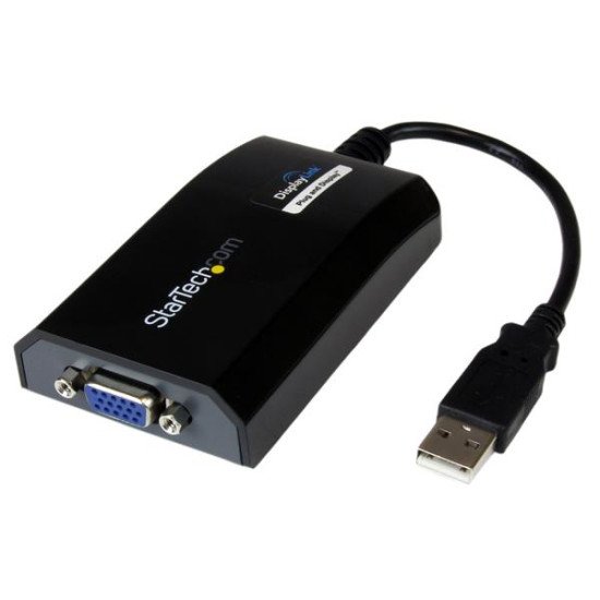 StarTech.com Adaptateur USB vers VGA - Carte vidéo USB externe pour PC et MAC - 1920 x 1200