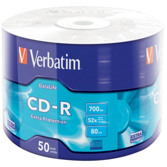 Verbatim CD-R ecopack 50p.