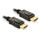 DeLOCK Cable DisplayPort 1.2 male > DisplayPort male 4K 1 m Noir