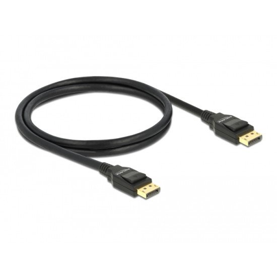 DeLOCK Cable DisplayPort 1.2 male > DisplayPort male 4K 1 m Noir