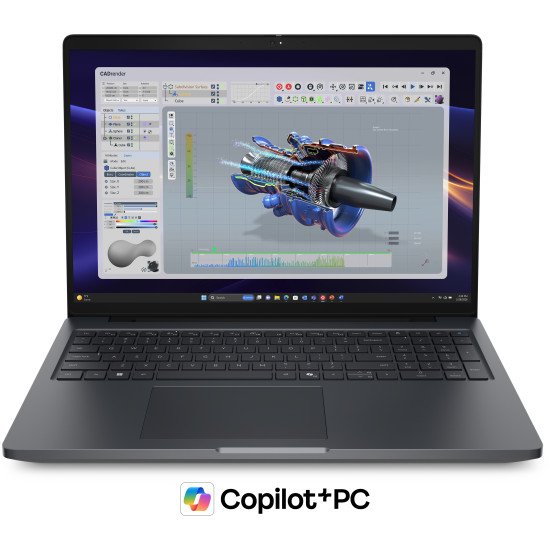 DELL Pro Precision 5 16 PW516261 Copilot+ PC Intel Core Ultra 7 366H Ordinateur portable 40,6 cm (16") Full HD+ 32 Go LPDDR5x-SDRAM 1 To SSD NVIDIA RTX PRO 2000 Blackwell Wi-Fi 7 (802.11be) Windows 11 Pro Noir Belge