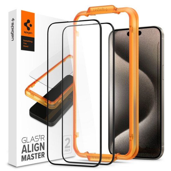 Spigen AGL06875 écran et protection arrière de téléphones portables Protection d'écran transparent Apple 2 pièce(s)