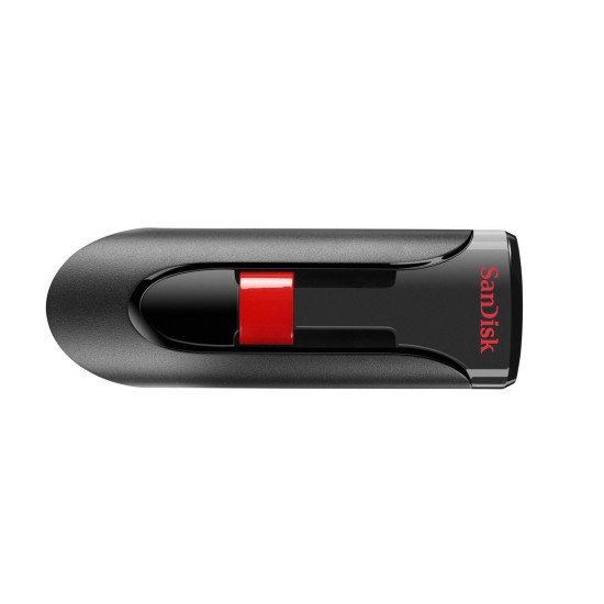SanDisk Cruzer Glide, 32GB lecteur USB flash 32 Go USB Type-A 2.0 Noir, Rouge
