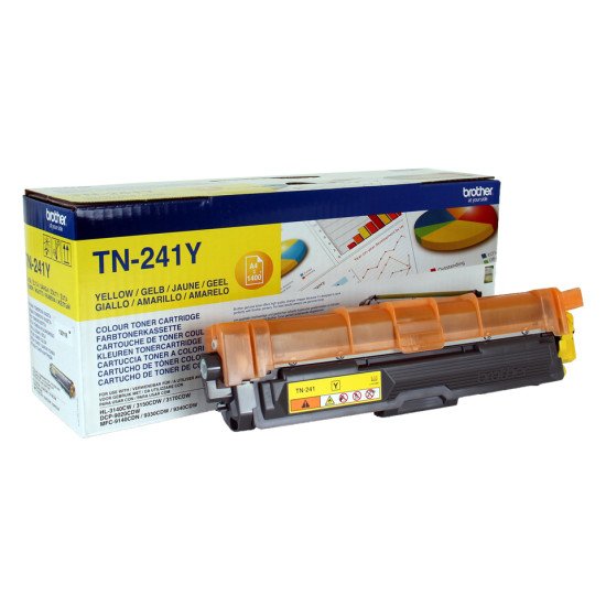 Brother TN-241Y toner Original Jaune 1 pièce(s)