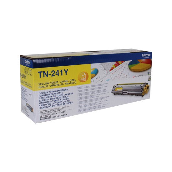 Brother TN-241Y toner Original Jaune 1 pièce(s)