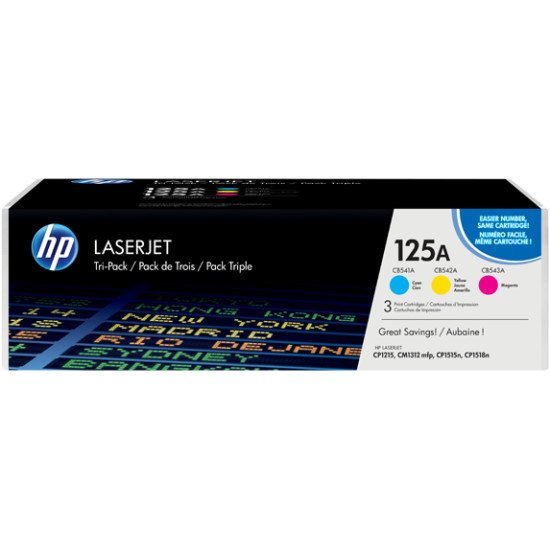 HP 125A  / CF373AM Toner Cyan, Magenta, Jaune