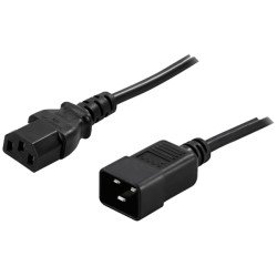 PowerWalker 91010041 câble électrique Noir 1,8 m Coupleur C13 Coupleur C20