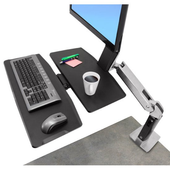 Ergotron WorkFit WorkFit-A, Single LD @ Worksurface+