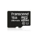 Transcend 16GB microSDHC Class 10 UHS-I (Ultimate) mémoire flash 16 Go Classe 10 MLC Transcend 16GB microSDHC Class 10 UHS-I (Ultimate) mémoire flash 16 Go Classe 10 MLC