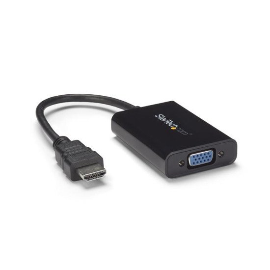 StarTech.com Câble adaptateur / Convertisseur HDMI vers VGA avec audio - Mâle / Femelle - Noir