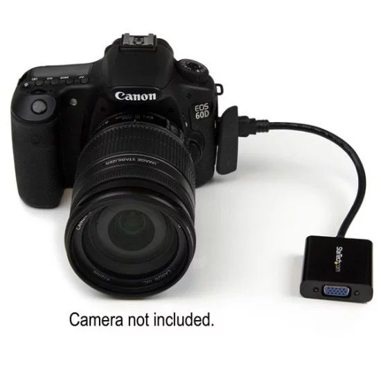 StarTech.com Adaptateur convertisseur Mini HDMI vers VGA pour caméra numérique à images fixes ou vidéo - 1920 x 1080 StarTech.com Adaptateur convertisseur Mini HDMI vers VGA pour caméra numérique à images fixes ou vidéo - 1920 x 1080