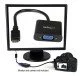 StarTech.com Adaptateur convertisseur Mini HDMI vers VGA pour caméra numérique à images fixes ou vidéo - 1920 x 1080 StarTech.com Adaptateur convertisseur Mini HDMI vers VGA pour caméra numérique à images fixes ou vidéo - 1920 x 1080
