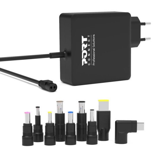 Port Designs 900007B-EU adaptateur de puissance & onduleur Intérieure 90 W Noir