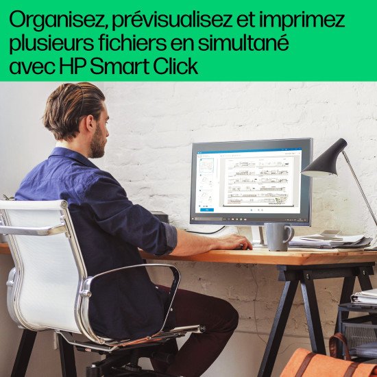 HP OfficeJet Pro Imprimante tout-en-un grand format HP 9720e, Couleur, Imprimante pour Petit bureau, Impression, copie, numérisation, HP+; Éligibilité HP Instant Ink; Sans fil; Impression recto-verso; Chargeur automatique de documents; Imprimer depuis un 