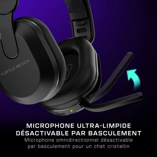 Turtle Beach Casque gaming sans fil Stealth 500 officiel pour Xbox Series X|S, Xbox One et fonctionne via Bluetooth avec les PC, la Switch et mobile - 40 heures de batterie, coussinets en mousse à mémoire de forme et microphone désactivable par basculemen Turtle Beach Casque gaming sans fil Stealth 500 officiel pour Xbox Series X|S, Xbox One et fonctionne via Bluetooth avec les PC, la Switch et mobile - 40 heures de batterie, coussinets en mousse à mémoire de forme et microphone désactivable par basculemen