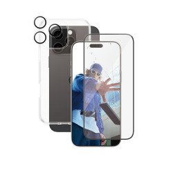 PanzerGlass ® | CARE by ® Flagship 3-in-1 Bundle iPhone 16 Pro Max Protection d'écran transparent Apple 1 pièce(s)
