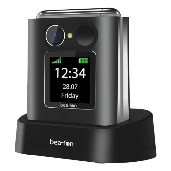 Beafon Fold 10 LTE 5,59 cm (2.2") 95 g Noir, Argent Téléphone pour seniors Beafon Fold 10 LTE 5,59 cm (2.2") 95 g Noir, Argent Téléphone pour seniors