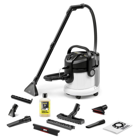 Kärcher SE 4 Plus black/white 1.081-170.0 Aspirateur sans sac Sec&humide 10 W Sac à poussière