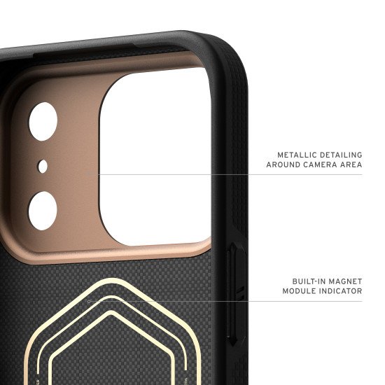 Urban Armor Gear 114555113985 coque de protection pour téléphones portables 16 cm (6.3") Housse Graphite, Bronze