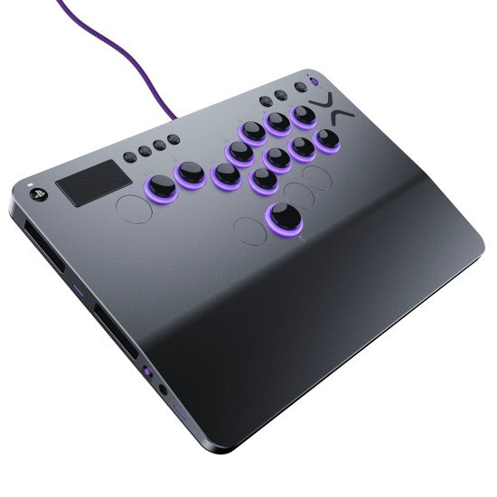 PDP Victrix Pro KO Leverless Fight Stick Gris USB Fightstick PC, PlayStation 4, PlayStation 5