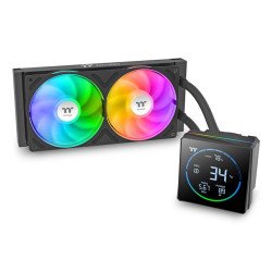 Thermaltake TH240-S V3 ARGB Processeur Refroidisseur de liquide tout-en-un 12 cm Noir 1 pièce(s)