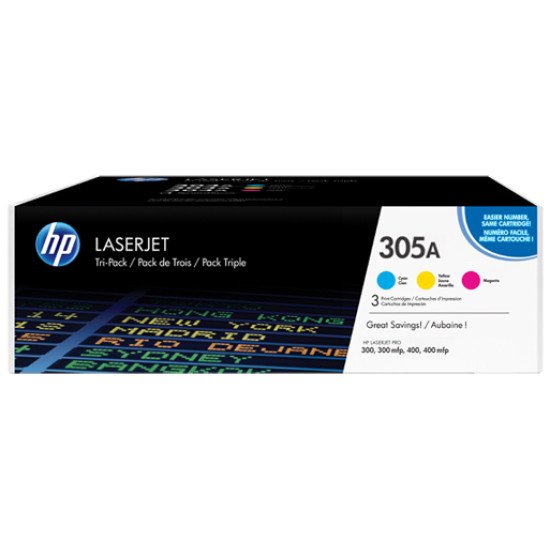 HP CF370AM cartouche toner et laser / CF370AM Toner Cyan, Magenta, Jaune