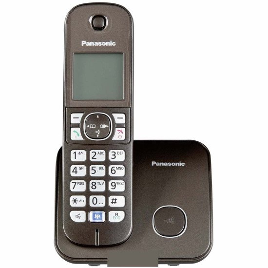 Panasonic KX-TG6811GA téléphone Téléphone DECT Identification de l'appelant Marron