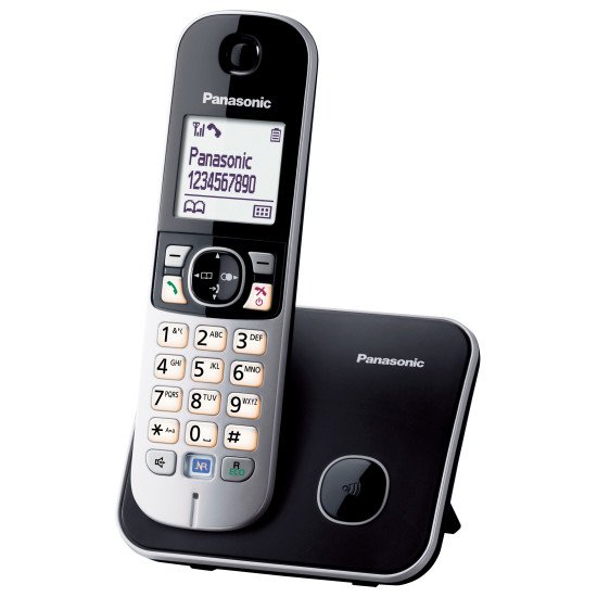 Panasonic KX-TG6811GB téléphone Téléphone DECT Identification de l'appelant Noir