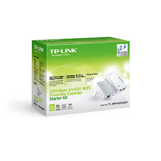 TP-LINK TL-WPA4220KIT Adaptateur réseau CPL TP-LINK TL-WPA4220KIT Adaptateur réseau CPL