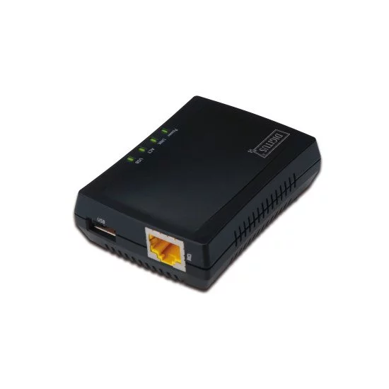 Digitus Serveur réseau multifonctionUSB 2.0 à 1 port Digitus Serveur réseau multifonctionUSB 2.0 à 1 port