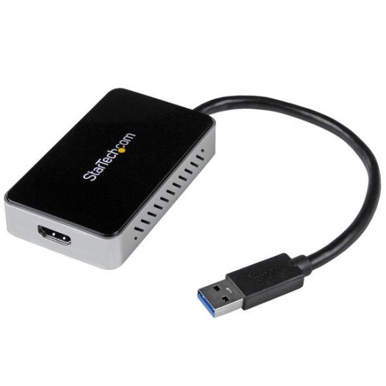 StarTech.com Adaptateur Vidéo Carte Graphique Externe USB 3.0 vers HDMI- avec Hub USB - 1920x1200