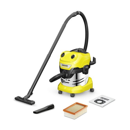 Kärcher WD 4 S V-20/5/22 20 L Aspirateur sans sac Sec&humide 1000 W Sans sac