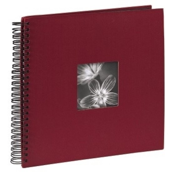 Hama Spiral Album "Fine Art", burgundy, 34x32/50 album photo et protège-page Rouge 10 x 15, 13 x 18