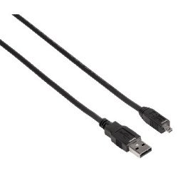 Hama USB 2.0 Cable, 1.8m câble USB 1,8 m USB A Noir Hama USB 2.0 Cable, 1.8m câble USB 1,8 m USB A Noir