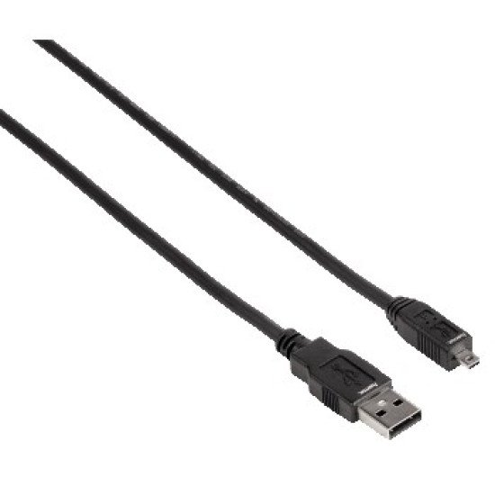 Hama USB 2.0 Cable, 1.8m câble USB 1,8 m USB A Noir