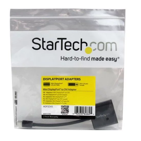 StarTech.com Adaptateur vidéo Mini DisplayPort vers DVI - Convertisseur Mini DP DVI - 1920 x 1200 StarTech.com Adaptateur vidéo Mini DisplayPort vers DVI - Convertisseur Mini DP DVI - 1920 x 1200