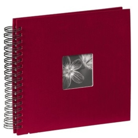 Hama Spiral Album "Fine Art", burgundy, 26x24/50 album photo et protège-page Rouge 10 x 15, 13 x 18