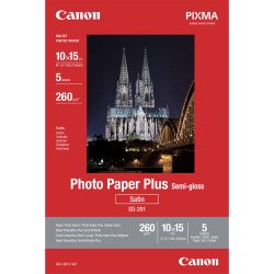 Canon Papier Photo Satiné 10 × 15cm SG-201 - 5 feuilles Canon Papier Photo Satiné 10 × 15cm SG-201 - 5 feuilles