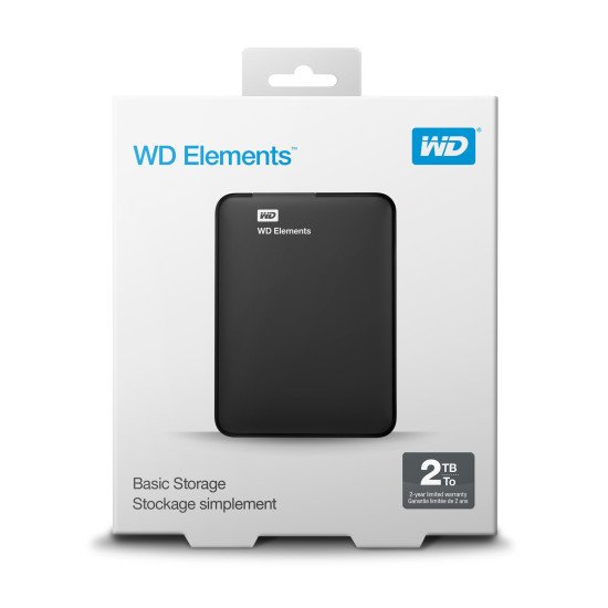 WD Elements Portable Disque dur externe 2.5" 2 To Noir