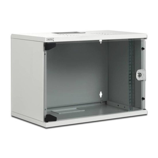 Digitus DN-19 09-U-S-1 étagère 9U Rack monté sur le mur Gris