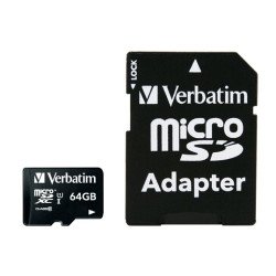 Verbatim Premium mémoire flash 64 Go MicroSDXC Classe 10 Verbatim Premium mémoire flash 64 Go MicroSDXC Classe 10