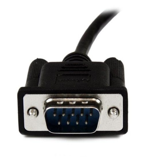 StarTech.com Câble Null Modem Croisé Série RS232 DB9 1 m - Noir